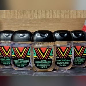 (5) B&BW 🤴🏿👸🏿🗓  Black History Month Pocketbac Hand Sanitizer Gels